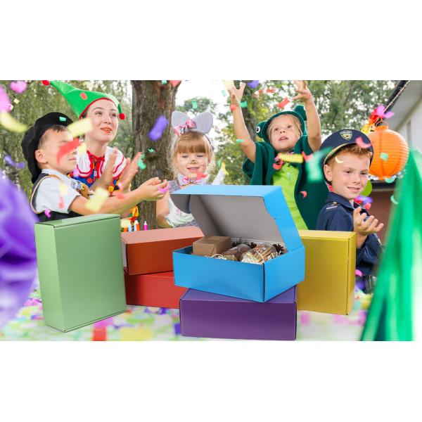 Yellow Shipping Boxes, Cardboard Gift Boxes With Lids For Wrapping Giving Women Men Presents, Corrugated Mailer