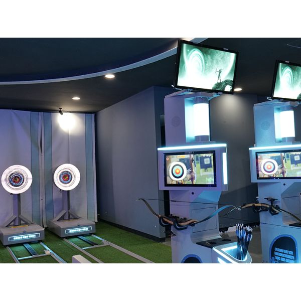Smart Archery Shooting Machine Commercial AR Interactive Archery Simulator Intelligent Archery Simulator 4D Feedback Smart Commercial Archery Arcade Game Machine for Entertainment Center