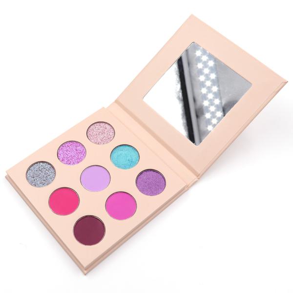 GMPC Colorful Smoky Eyeshadow Palette 22.5*22.5mm Customized Logo
