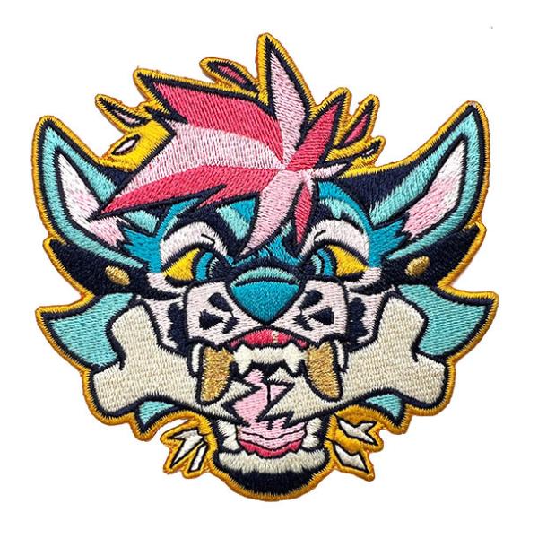Liga padrão do remendo do bordado de Manga Dragon OEKO-TEX tecida para a roupa de Cosplay
