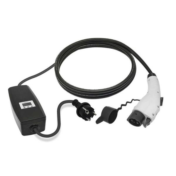 Cargador de vehículos eléctricos portátil batería de litio 3.5kw 7kw 12V 24V