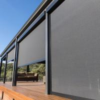 Pour l' extérieur, imperméable à l' eau, fermeture à glissière, stores de terrasse, stores pour fenêtres à rouleaux
