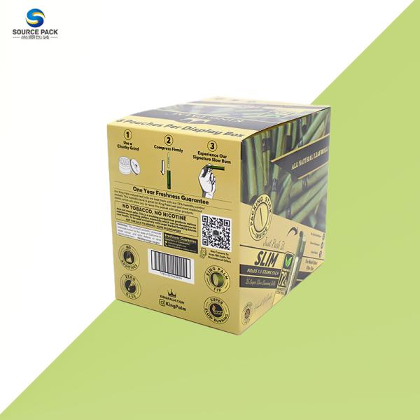 Коробка на заказ для сигар 350 г 400 г Белый картон для высококлассных сигар