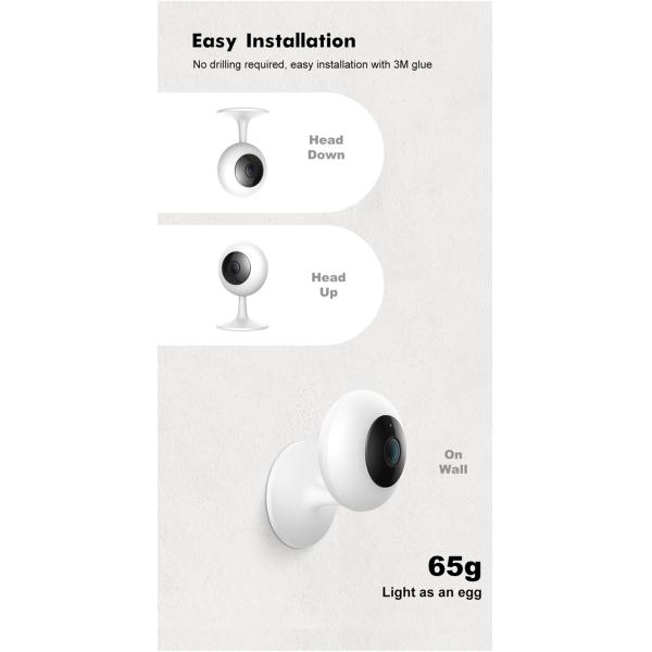 IMI Home Security Camera 1080P Wifi Camera 120 Large View Video Surveillance Night Vision IMI CCTV Camera Sale