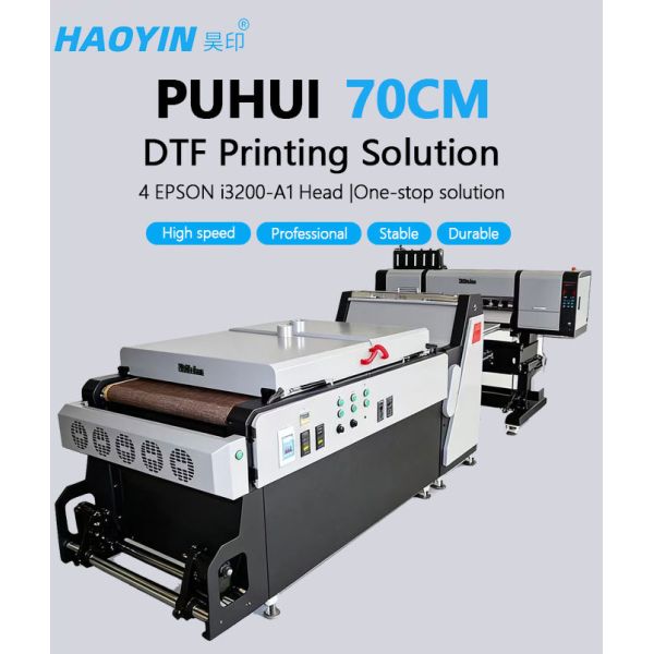Commercial DTF Printing Machine With Precision Linear Rail 720x1800 dpi