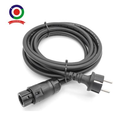Female AC Extension Solar Panel Power Cable For Micro Inverter 5m 10m Betteri BC01