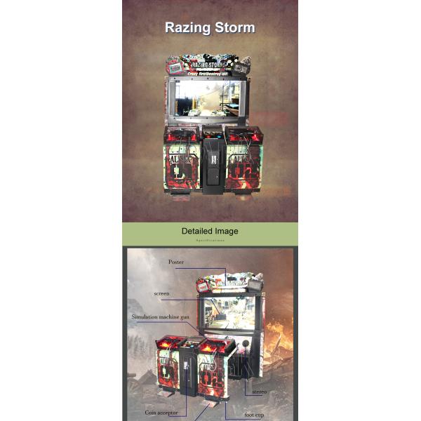 Машина видеоигры шторма видеоигры орудийного огня стрельбы Малайзии Разинг взрослая для продажи
