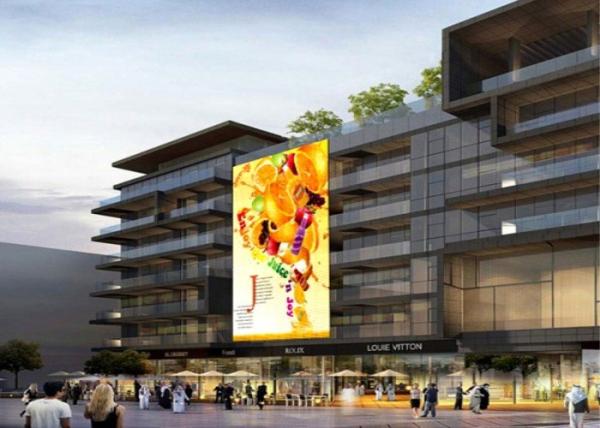 LED Curtain Display High Transparency High Brightness Lower Power Consumption Outdoor LED Screen for Glass Wall
