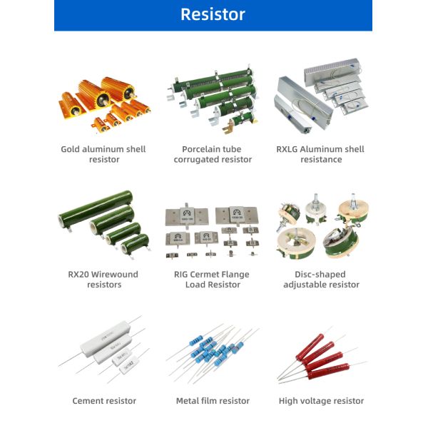 Flange Mount RF Resistor with 1~100 Ohms Resistance ±5% Tolerance and DC-1GHZ Frequency Range