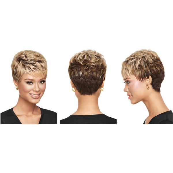 Silky Straight Wave Synthetic Hair Wigs for Black Women Natural Curly