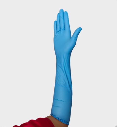 16 Inches Disposable Nitrile Glove Industrial Nitrile Exam Gloves Large