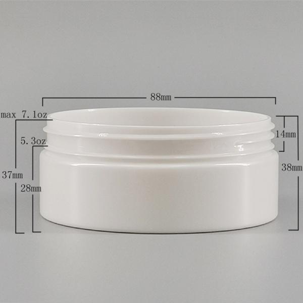 tampão de parafuso cor-de-rosa cosmético branco do frasco 89mm do gel de cabelo do ANIMAL DE ESTIMAÇÃO 150ml