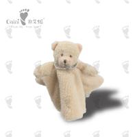 Bufanda de manta de seguridad de oso de algodón PP con animales 27 x 27 cm