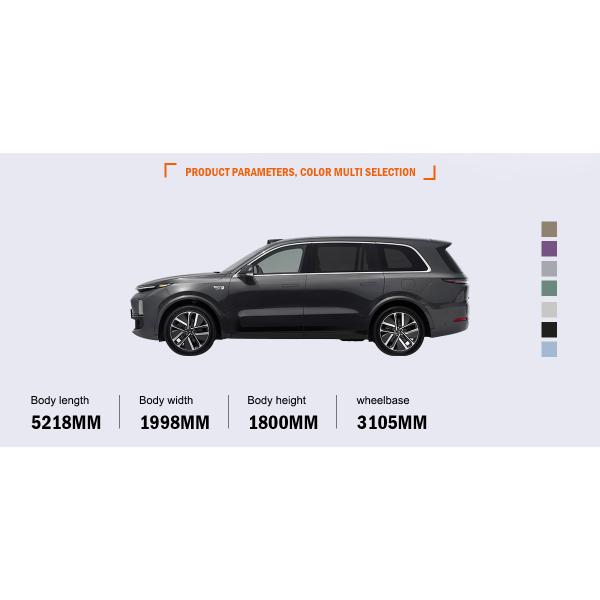 Euro VI Automóvil híbrido de gasolina Lixiang Li Auto L6 L7 L9 Pro Max Ultra SUV Vehículos eléctricos de rango extendido 2024
