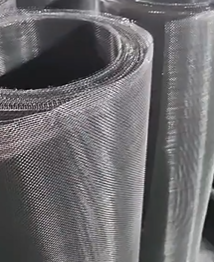 Epoxy Coated Filter Mesh Low C Steel Plain Weave For Hydraulic Filter Screen