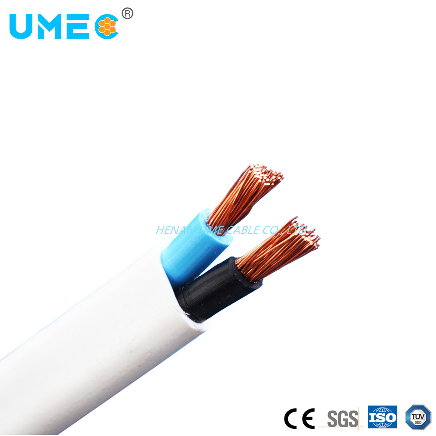 Кабель IEC H03vvh2-F 0,75*2core 1,5mm2*2c из хорошо известного с медным или алюминиевым проводником