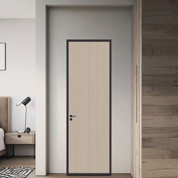 Modern Home Wood Interior Door Eco Friendly Paintless Technology Finished