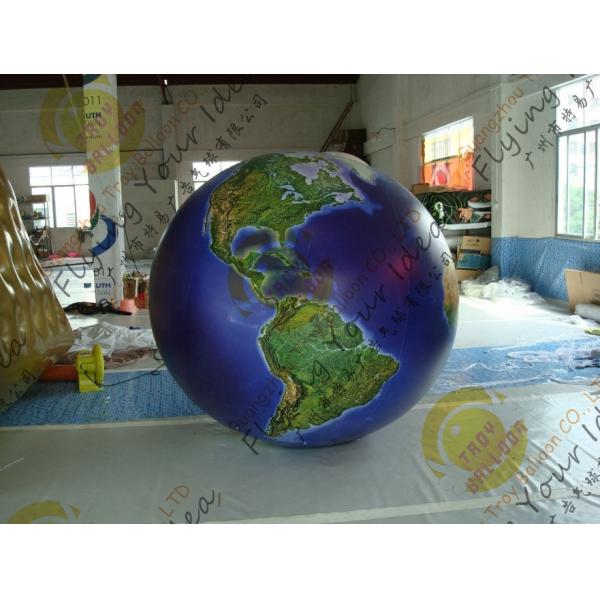 Водоустойчивая земля раздувает глобус, большие раздувные воздушные шары рекламы