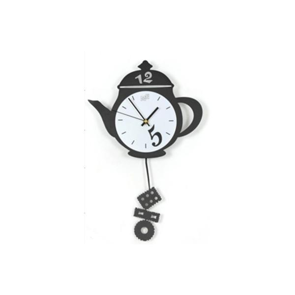 Wrought Iron Wall Clocks with Acrylic Cover CK038 48 * 28 * 3cm