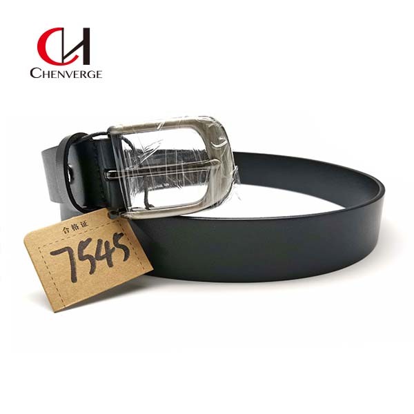 Цвет черноты ширины 34mm Браун кожаного пояса Cowhide людей неподдельный