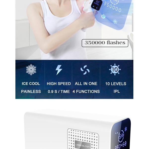 Lescolton Home Beauty Machine Ice Cool IPL Epilator Permanent Laser Hair Removal LCD Display