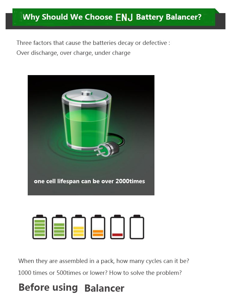 1S 2S 3S 4S Active Battery Balancer Equalizer For Lithium Polymer Li Ion VRLA Lead Acid Battery