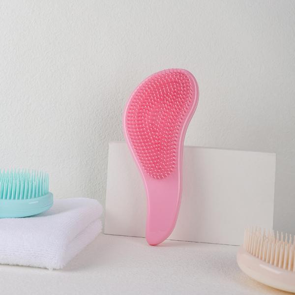 2 sizes Pure Color Head Massage Comb Anti Static Hair Care Brush Detangle Shower Hairbrush Comb Scalp Massage Comb
