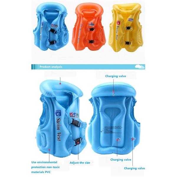 Inflatable baby swim vest,safety swimming life jacket Swimwear