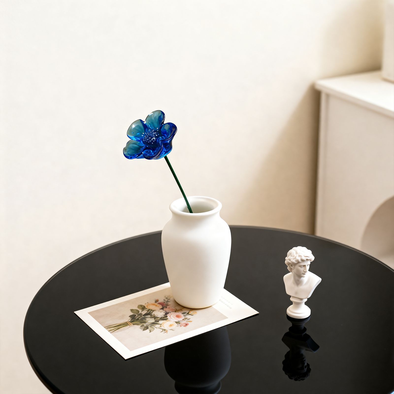 Crystal dropper DIY three-dimensional flower bonsai decoration ornament silicone mold DIY aromatherapy gypsum mold
