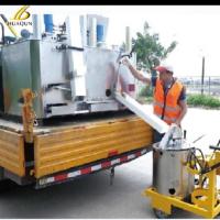 Préchauffeur hydraulique à pétrin thermoplastique de grande capacité pour matériaux de marquage routier