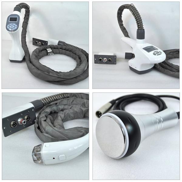 Máquina de la cavitación de tres celulitis de las manijas, RF que adelgaza la máquina 110V-240V