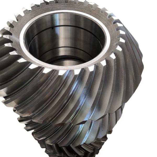 Spiral Bevel Gears Grinding Transmission Gears for Forged Steel Transmission Spare Parts