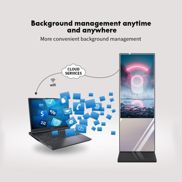 49 Smart Mirror Digital Signage with Motion Sensor - LG Panel, Android OS & Remote Management