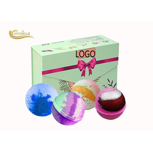 Herbal Ingredients Bath Bomb Gift Sets Vegan Flowers Oil For Your Tub