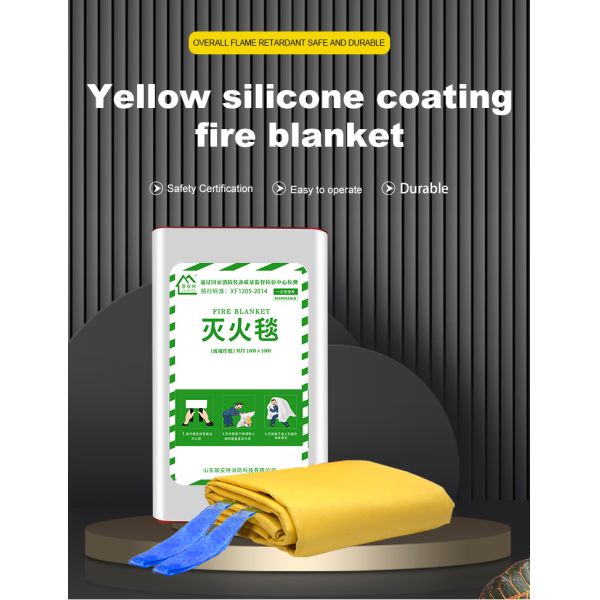 Ht800 Home Fire Proof Safety Emergency Fire Registant Fiberglass Fire Blanket for Kitchen