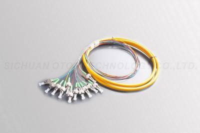 12 Colorful Fiber Optic Pigtail FC APC / UPC Factory Terminated and Tested