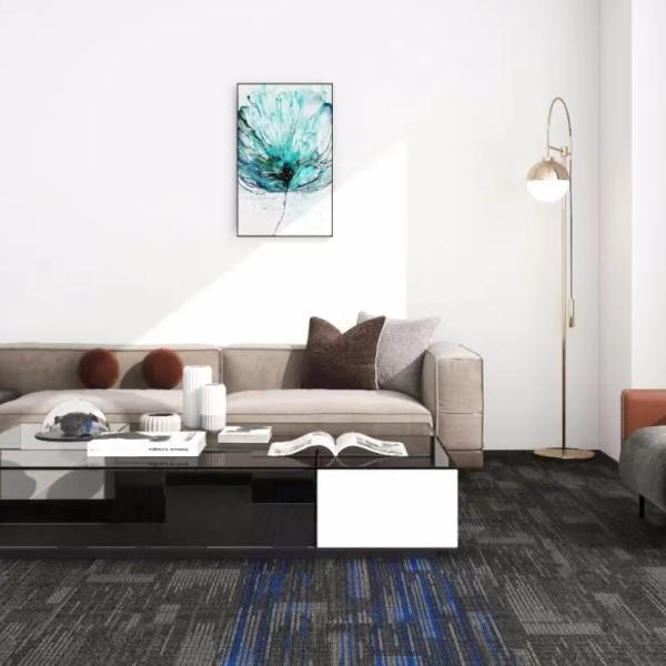 Machine Made Office Carpet Tiles 50x50cm Squares for Office Flooring Solution