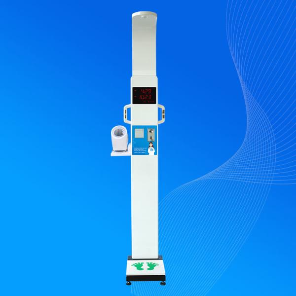 Coin operated Ultrasonic Digital Height Weight Blood Pressure Scale Body Fat Analyzer Scale SH-1000