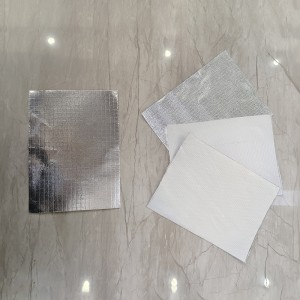 Flame Retardant Engine Protective Aluminum Foil Fiberglass Cloth Eco Friendly