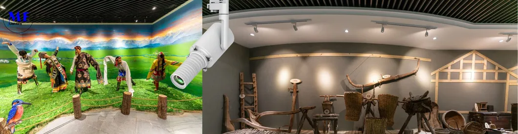 Smart Dimming & Control Variable Zoom Contour Defining Integrated Framing Custom Gobo Projection Flexible Modular LED Track Light Spotlight Projector