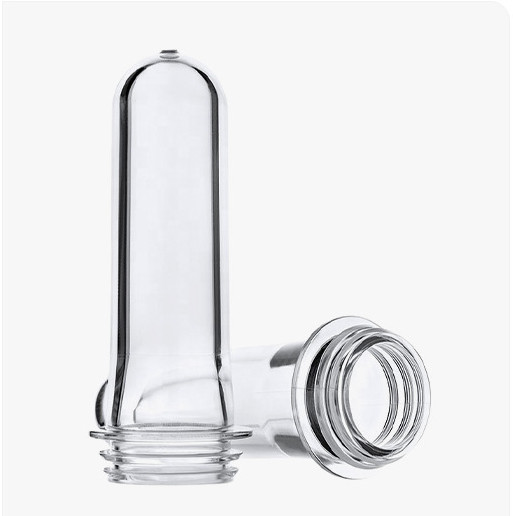 Recyclable Preformed PET Bottle With Screw Plastic Lid For Beverage Industry