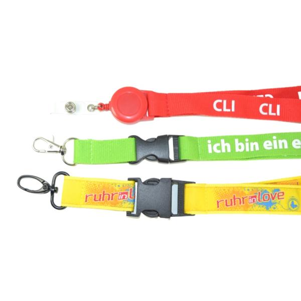 Business Events Promotional Custom Made Screen Printed Lanyard With Card Holders