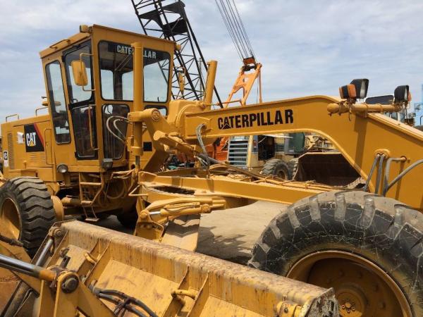Original Engine Used Motor Grader CAT 14G 173HP For Precision Grading