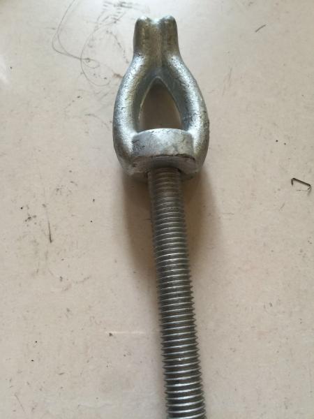 5/8 3/4 Hot Dip Galvanized Power Line Fittings Forging Thimble Eye Nut Pole