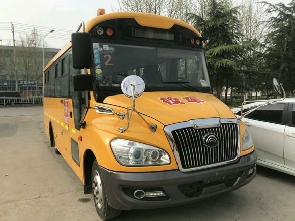 LHD Diesel Models Second Hand School Van , Used Small School Buses With 37 Seats