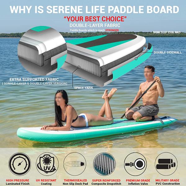 10'' Long Pvc Touring Sup Board For Kids Teens  3 Years Warranty