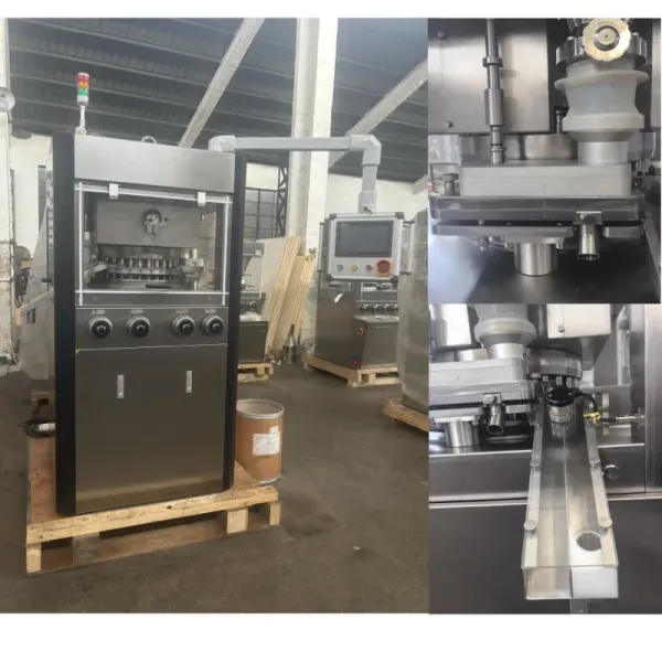 TIANHE 25mm Tablet Automatic Rotary Tablet Press Machine with Force Feeder Tooling