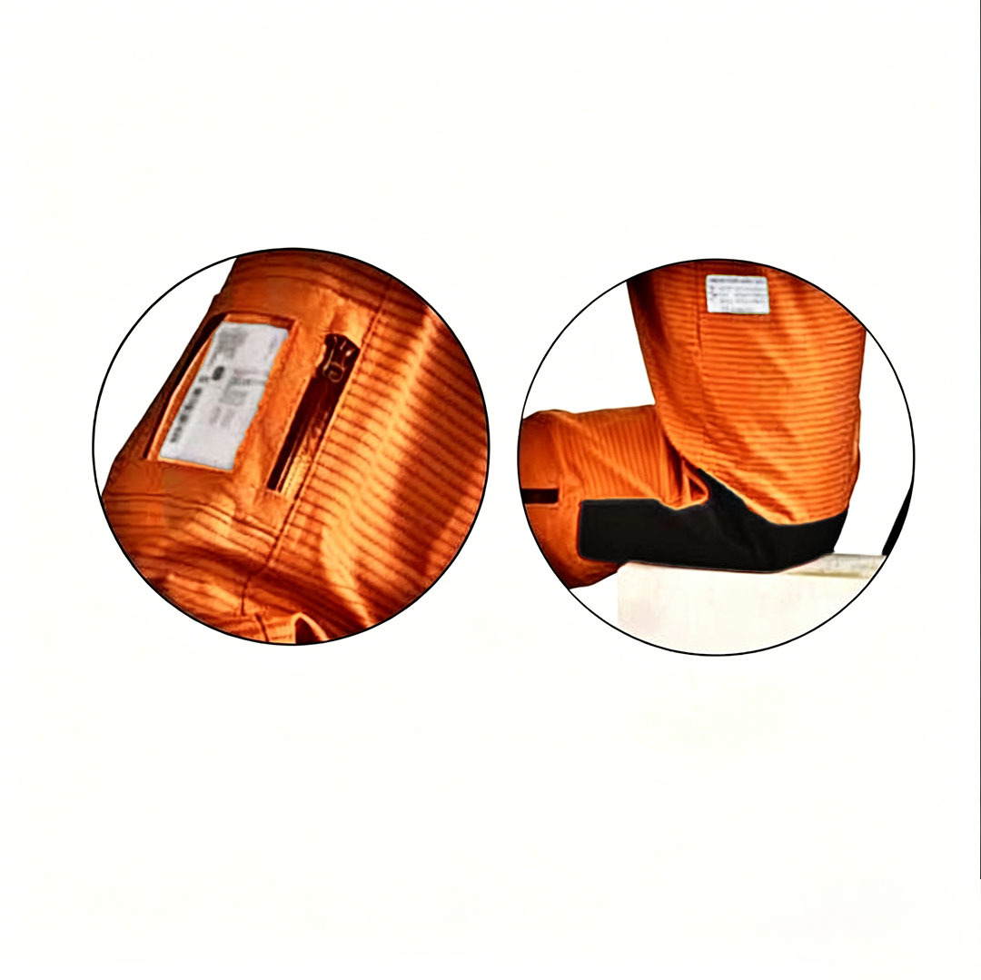 Durable Offshore Suit Elastic Waist Maritime Coveralls Water Repellent