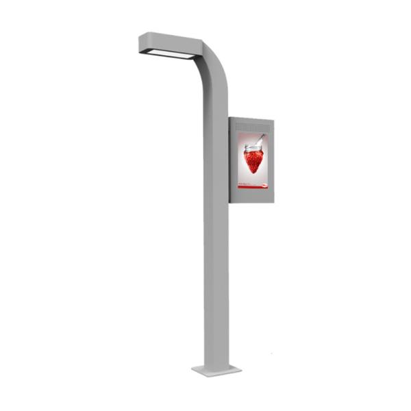 Toughened Glass TFT 2500nits 32in Stand Alone Digital Signage