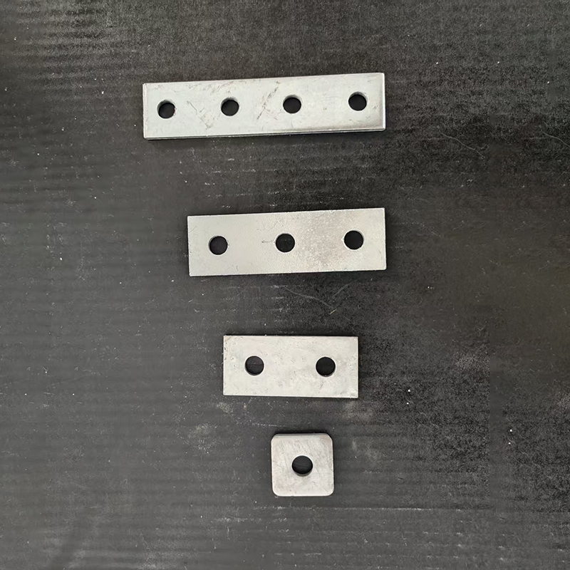 Steel Strut Channel Accessories Strut Channel Fitting 1/2/3/4 Hole Flat Straight Custom